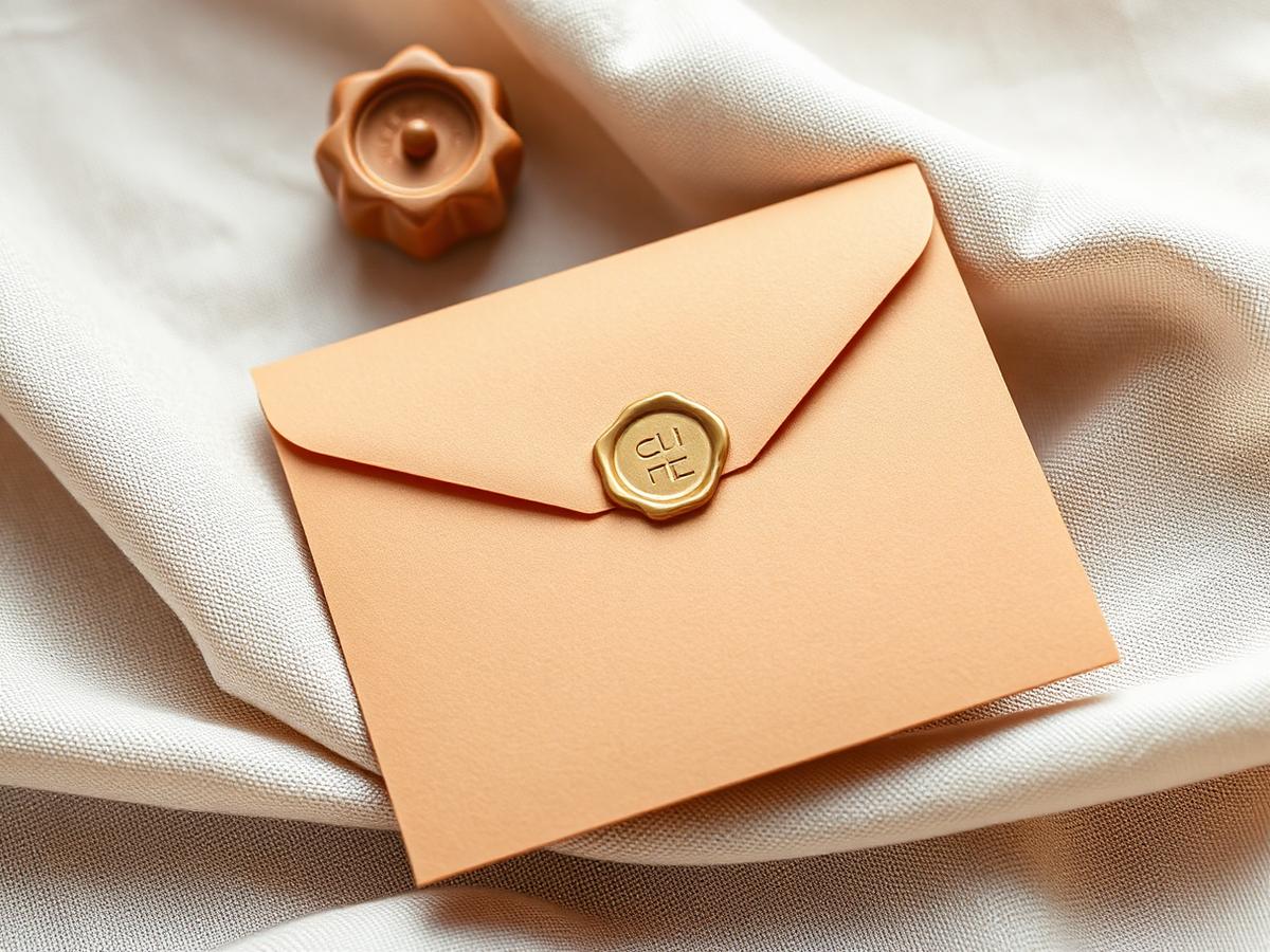 Gift card Atelier Lumen con sigillo dorato
